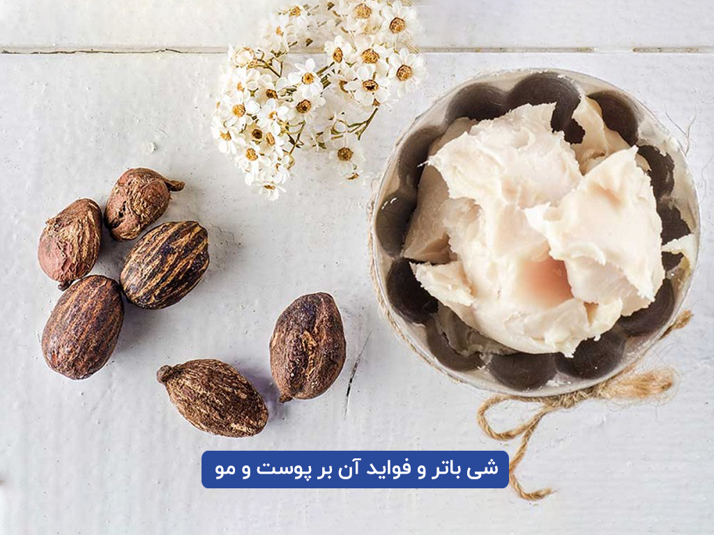 شی باتر و فواید آن بر پوست و مو